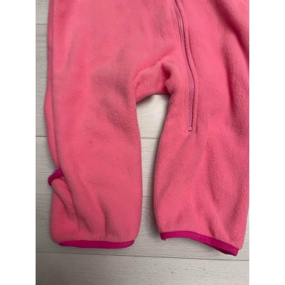 Cuddle club pink bear fleece bunting 3-6 months NWT - Picture 2 of 7